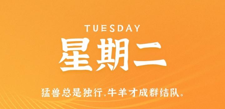 9月6日,星期二,在这里每天60秒读懂世界!