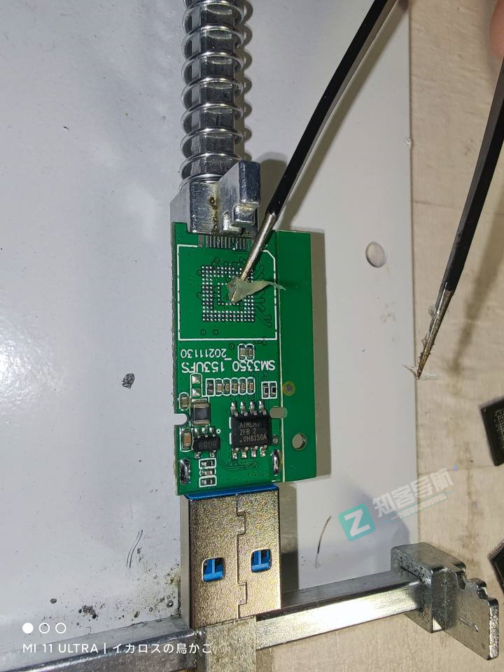 手机坏主板的内存闪存制作U盘教程