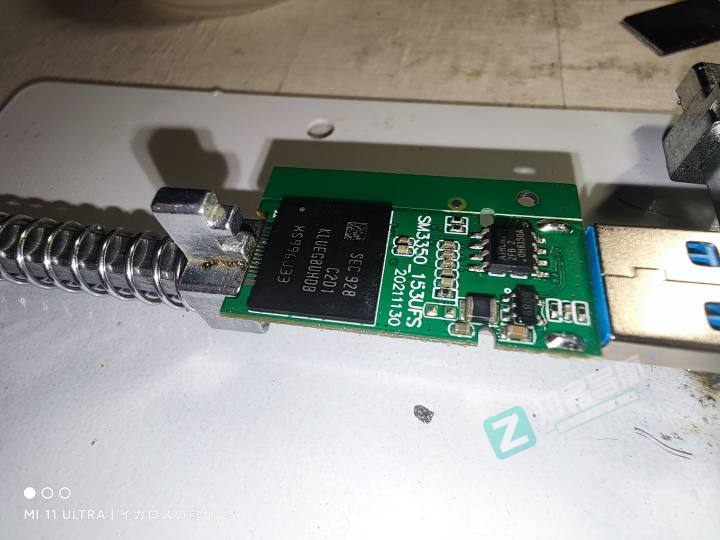 手机坏主板的内存闪存制作U盘教程