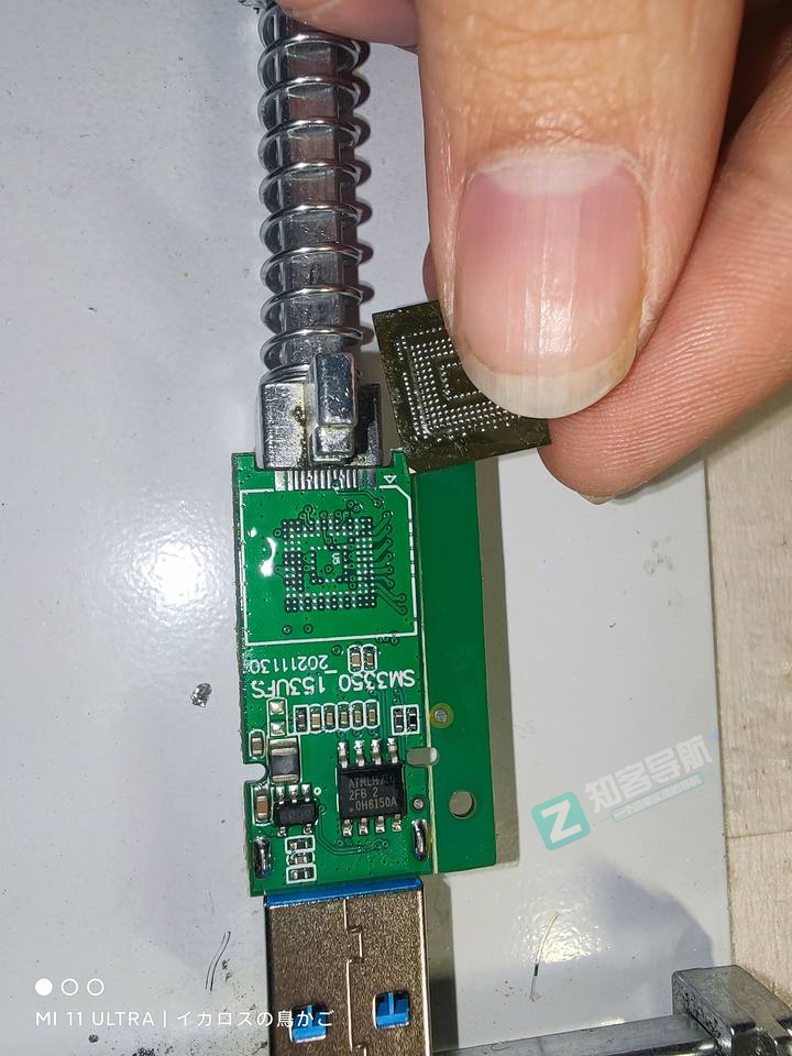 手机坏主板的内存闪存制作U盘教程