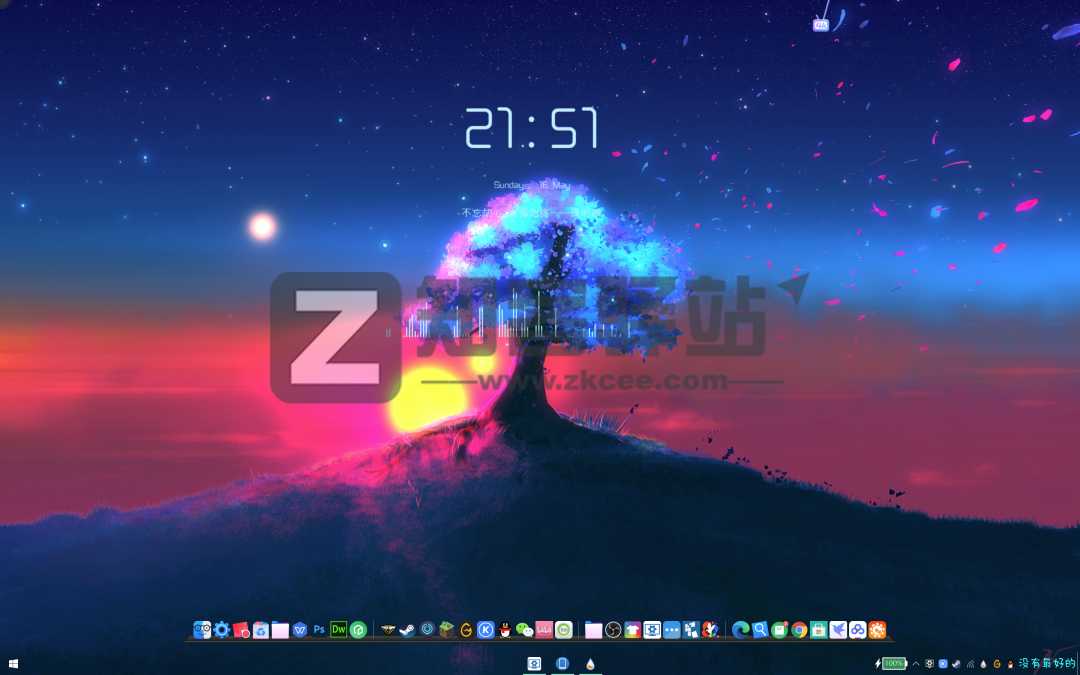 Rainmeter雨滴桌面