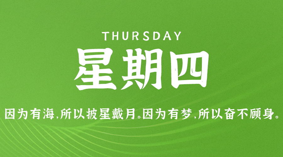 每天一分钟看世界！6月9日，农历 五月十一星期四，历史上的今天和生活冷知识