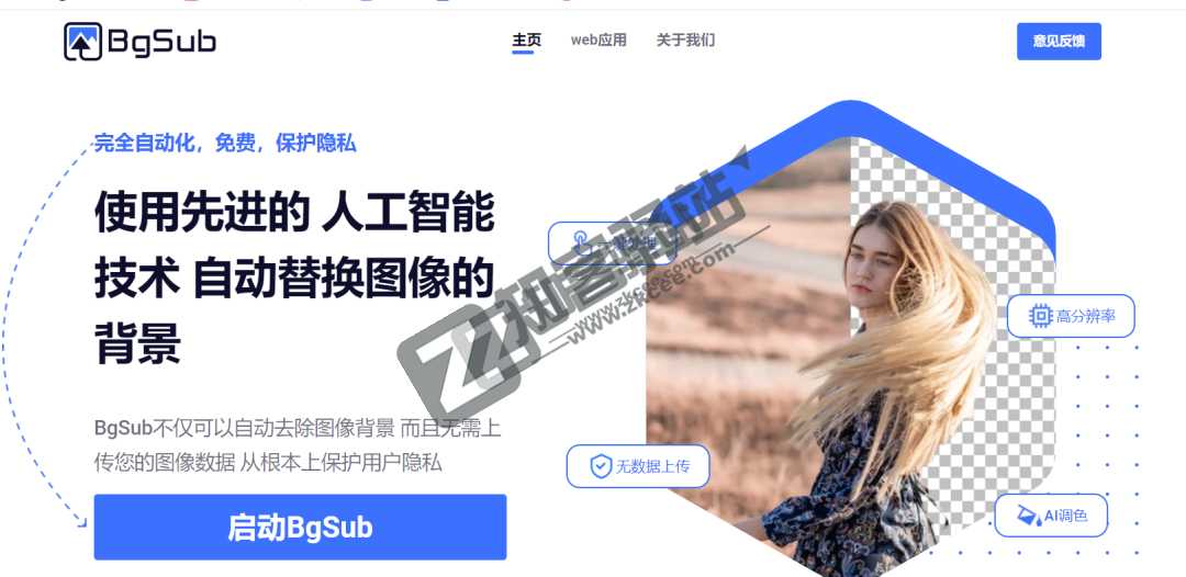 BgSub在线抠图网