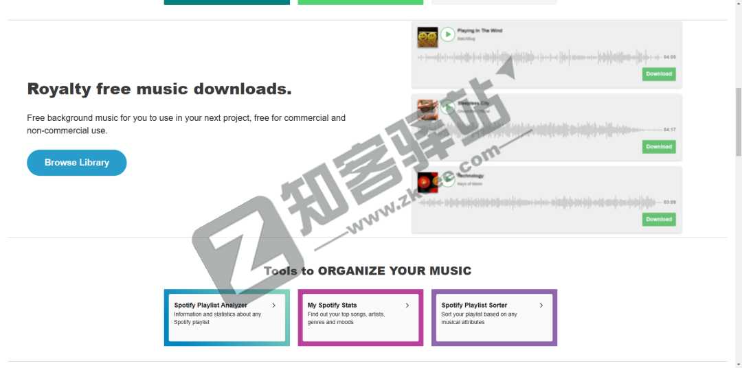 Discover免版权背景音乐下载网站