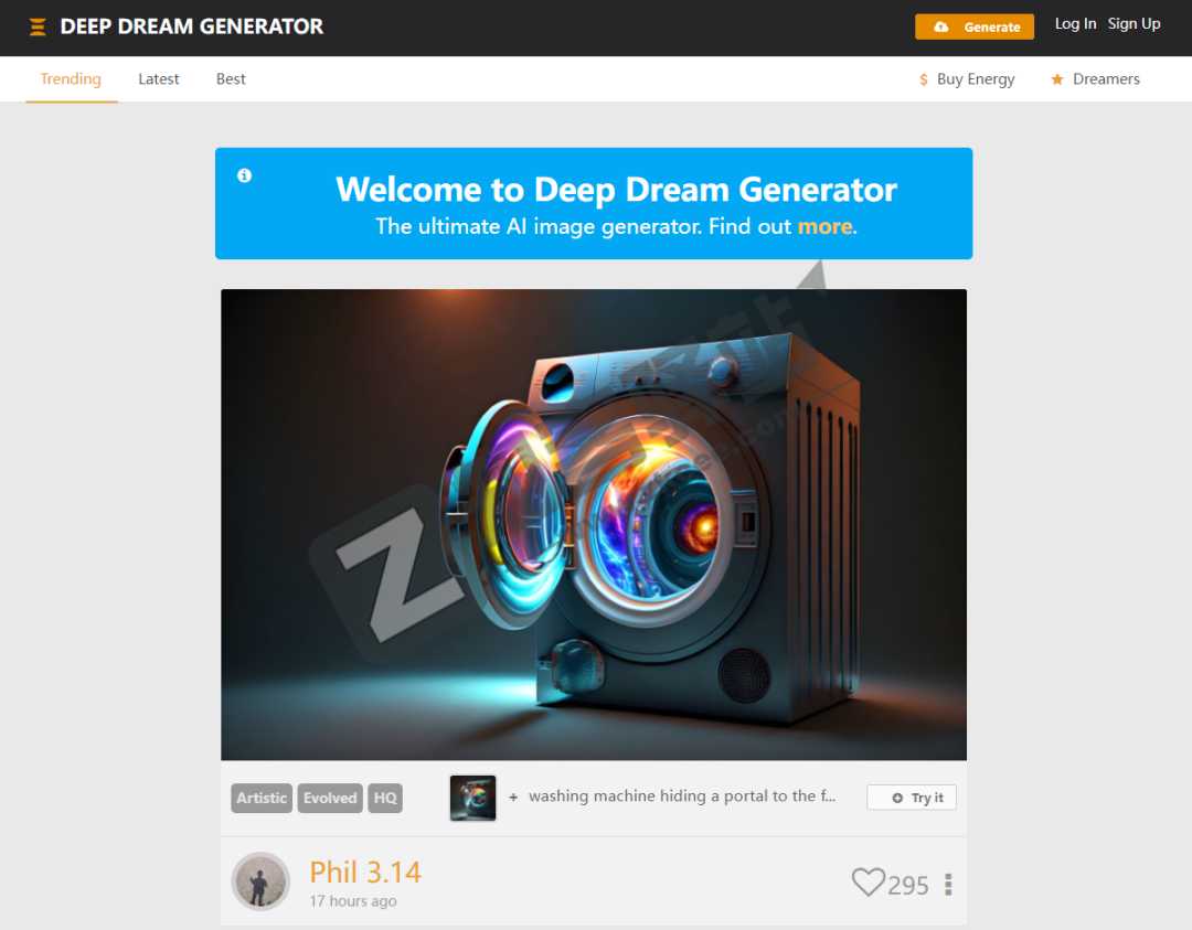 Deep Dream Generator