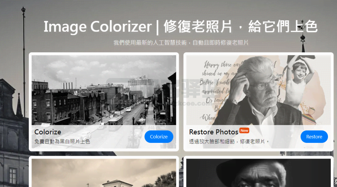 Image Colorizer 老照片修复上色