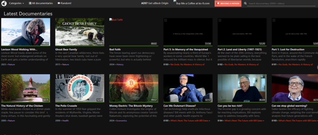 Documentaries在线观看纪录片