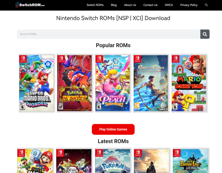 Nintendo Switch游戏ROM下载网站-1 Nintendo Switch游戏ROM下载网站