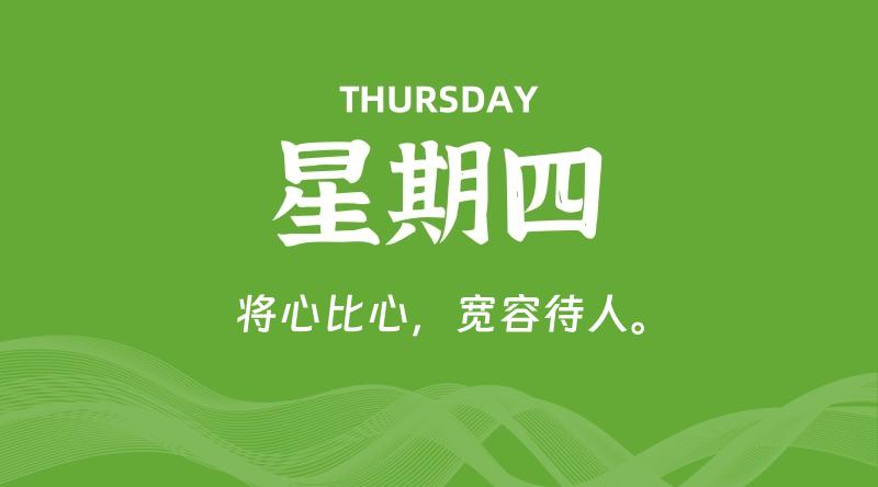 03月28日，星期四, 每天60秒读懂全世界！