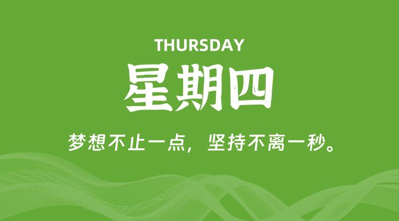 05月29日，星期四, 每天60秒读懂全世界！